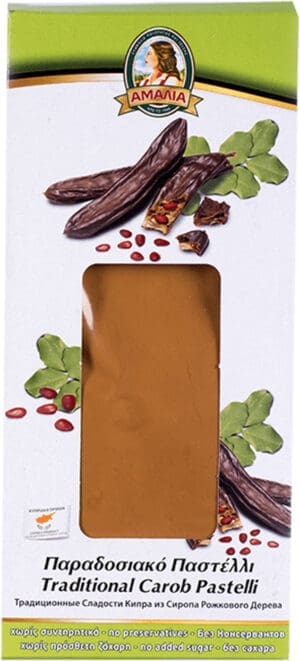 Amalia Carob Pastelli Bar 10x100g