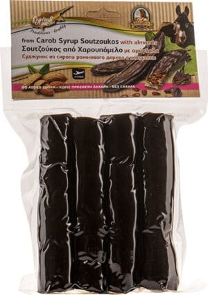 Amalia Carob Soutzoukos with Almonds 12x500g