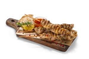Hellenic Gyros Hand-Prepared Marinated Chicken Thigh Souvlaki 6.4kg
