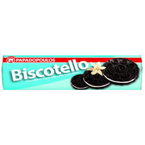 Papadopoulos Vanilla Sandwich Biscuits 12x200g