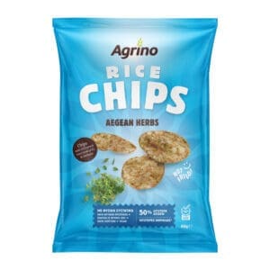 Agrino Aegean Herbs Flavoured Rice Chips 12x60g
