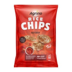 Agrino Ketchup Flavoured Rice Chips 12x60g