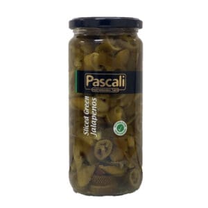 Pascali Sliced Green Jalapenos 12x480g