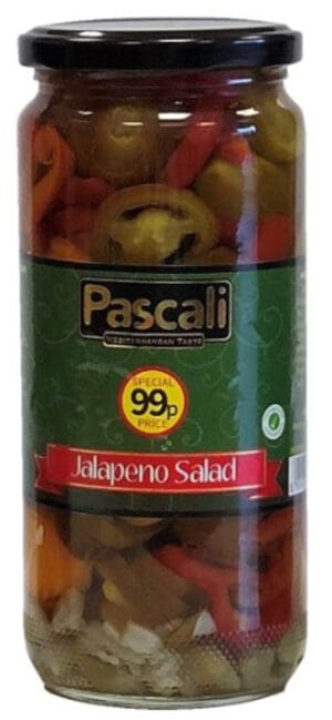 Pascali Sliced Green & Red Jalapenos 12x480g
