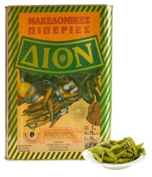Dion Macedonian Green Peppers 16kg 6kg DW