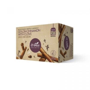 El Greco Ceylon Tea with Cinnamon & Clove Teabags 10x20bags