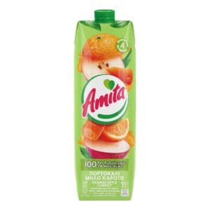 Amita Apple Orange & Carrot Juice 12x1lt