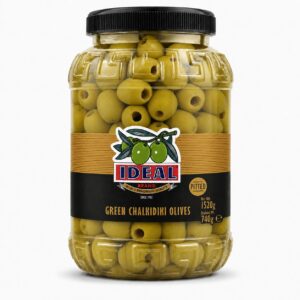 Ideal Pitted Chalkidiki Green Olives Extra Jumbo 6x740g