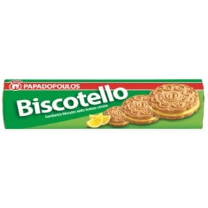 Papadopoulos Lemon Sandwich Biscuits 12x200g