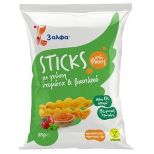 3alfa Tomato & Cheese Flavoured Lentil Sticks 8x85g