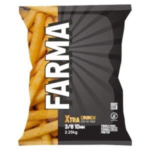Farma Xtra Crunch Skin On Frozen Fries 4x2.25kg