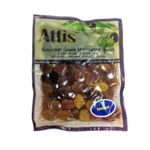 Attis Ionian Pitted Mixed Olives with Herbs 8x400g