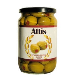 Attis Stuffed Green Olives 6x720cc
