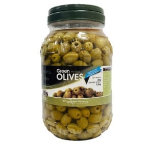 Attis Extra Jumbo Pitted Green Olives 4x2kg