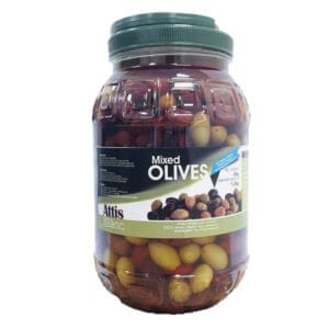 Attis Mixed Whole Olives 4x2kg