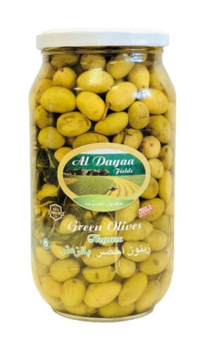 Al Dayaa Salkini Olives with Thyme 12x850g