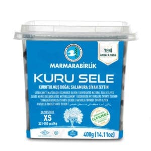 Marmarabirlik Kuru Sele Dried Black Olives XS 12x400g