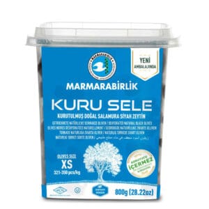 Marmarabirlik Kuru Sele Dried Black Olives XS 12x800g