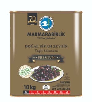 Marmarabirlik Black Olives in Oil & Brine XL 10kg
