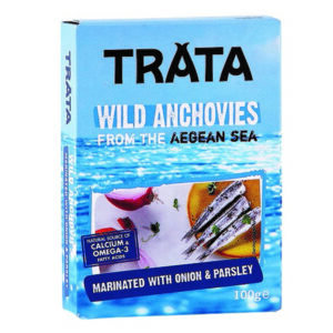 Trata Anchovies Marinated with Onion & Parsley 8x100g