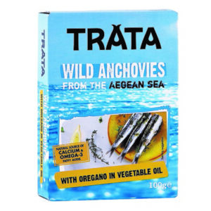 Trata Anchovies with Oregano in Vegetable Oil 8x100g