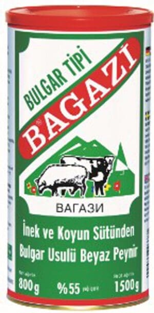 Bagazi White Cheese 65% (Cow's & Sheep's Milk) 6x800g