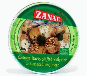 Zanae Stuffed Cabbage Leaves with Beef & Rice 12x280g