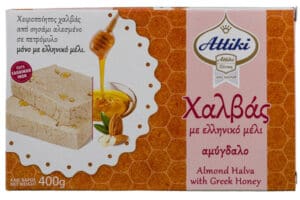 Attiki Honey Halva with Almonds 12x400g