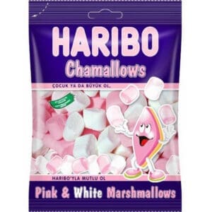 Haribo Pink & White Chamallows 24x70g