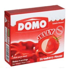 Domo Strawberry Jelly 6x85g