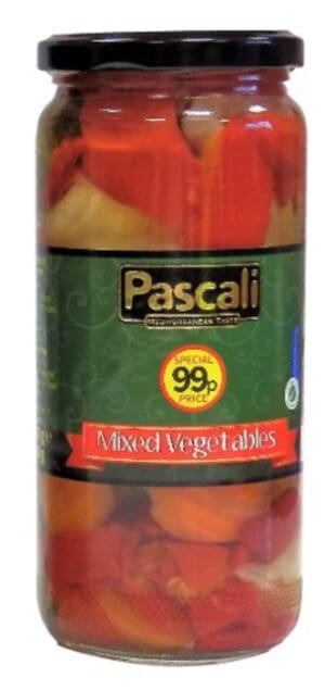 Pascali Mixed Vegetables 12x480g
