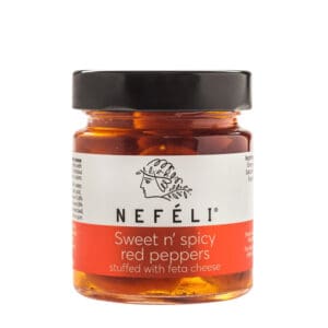 Nefeli Sweet & Spicy Red Peppers Stuffed with Feta Cheese 6x215g