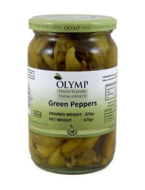 Olymp Green Peppers 12x670g
