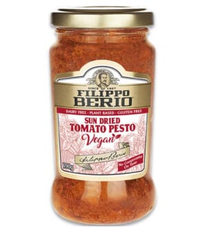 Filippo Berio Vegan Sundried Tomato Pesto 6x190g