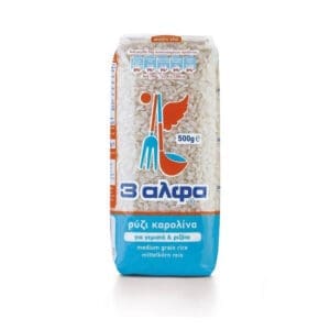 3alfa Carolina Medium Grain White Rice 20x500g