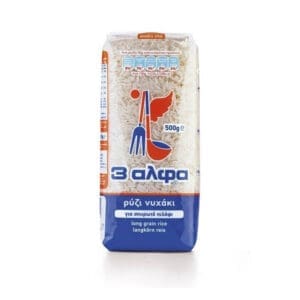 3alfa Nihaki Long Grain White Rice 20x500g