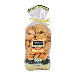 Manna Cretan Salt-Free Small Barley Rusks 22x400g