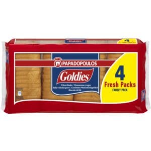 Papadopoulos Goldies Wheat Rusks 8x510g