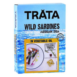 Trata Sardines in Vegetable Oil 8x100g
