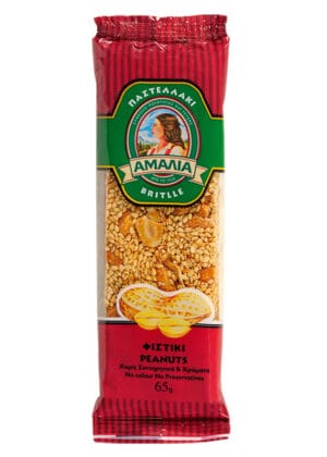 Amalia Pastellaki Bar with Peanuts 10x65g