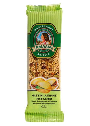 Amalia Pastellaki Bar with Pistachios 10x65g