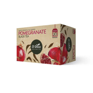 El Greco Black Tea with Pomegranate Teabags 10x20bags