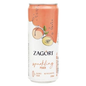 Zagori Sparkling Mineral Water with Peach 24x330ml