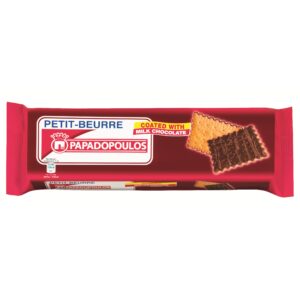 Papadopoulos Milk Chocolate Coated Petit Beurre 12x200g