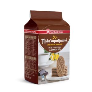 Papadopoulos Breakfast Biscuits with 4 Cereals and Chocolate 12x160g