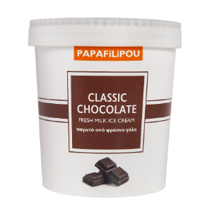 Papaphilippou Classic Chocolate Ice Cream 6x850ml
