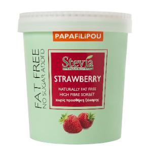 Papaphilippou No Added Sugar Strawberry Sorbet 6x850ml