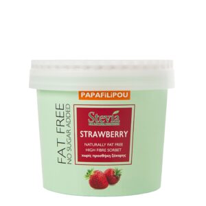 Papaphilippou No Added Sugar Strawberry Sorbet 12x150ml