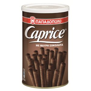 Papadopoulos Caprice Dark Chocolate Wafer Rolls 12x250g