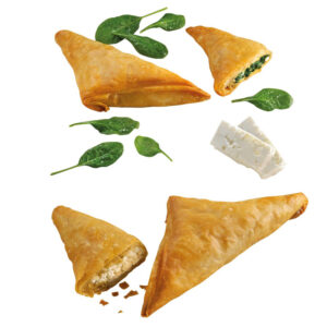 Triangle Mini-Pie with Spinach & Cheese 40x225g